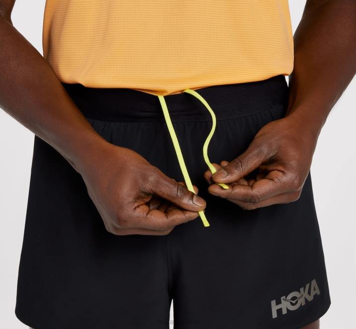 Hoka hombres dividir corto PBDP649 negro