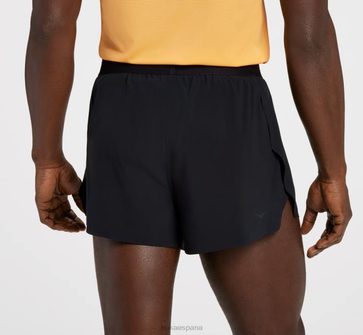 Hoka hombres dividir corto PBDP649 negro