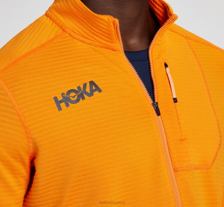 Hoka hombres 1/2 cremallera PBDP639 negro