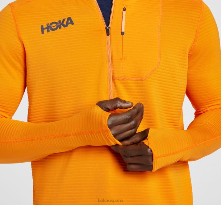 Hoka hombres 1/2 cremallera PBDP639 negro