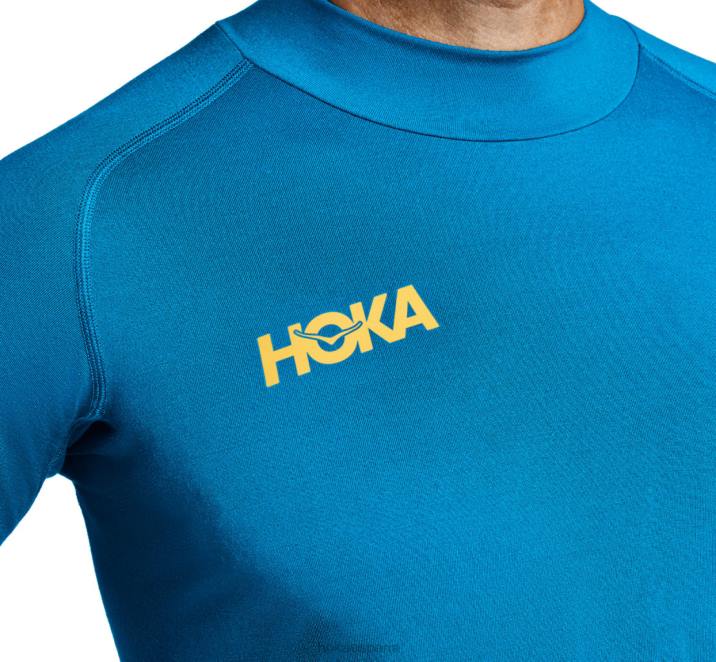 Hoka hombres capa intermedia de merino PBDP643 diva azul