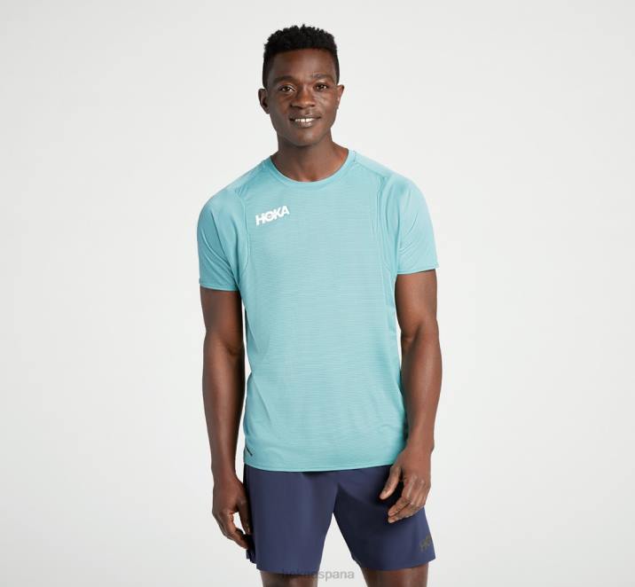 Hoka hombres deslizamiento manga corta PBDP632 conducción