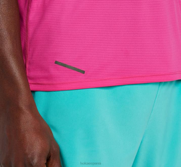 Hoka hombres deslizamiento manga corta PBDP635 negro