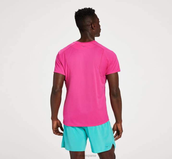 Hoka hombres deslizamiento manga corta PBDP635 negro