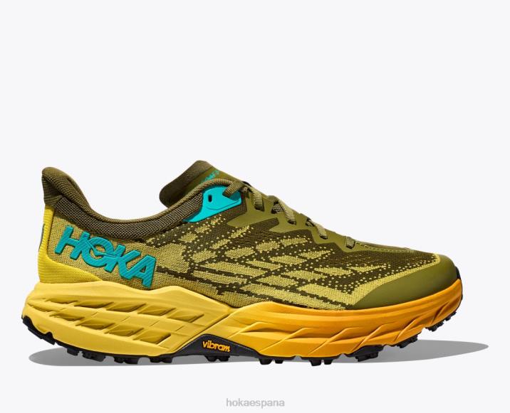 Hoka hombres cabra rápida 5 PBDP490 aguacate/maracuyá