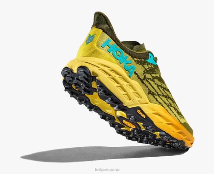 Hoka hombres cabra rápida 5 PBDP490 aguacate/maracuyá