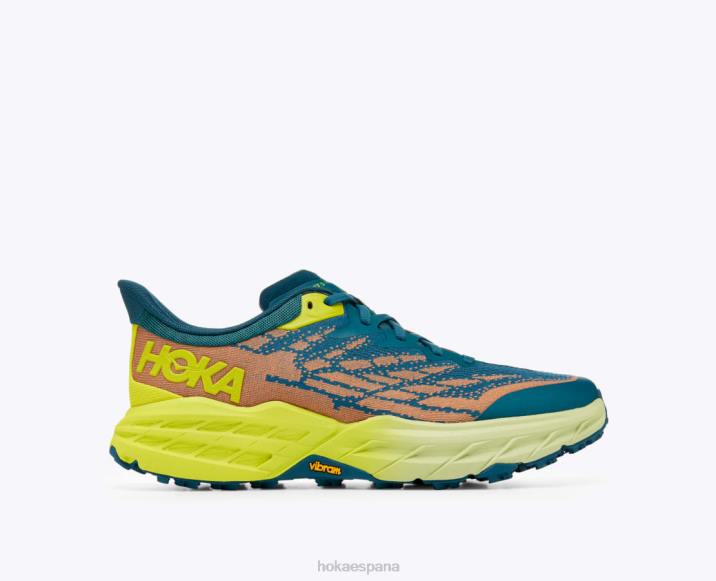 Hoka hombres cabra rápida 5 PBDP604 coral azul/onagra