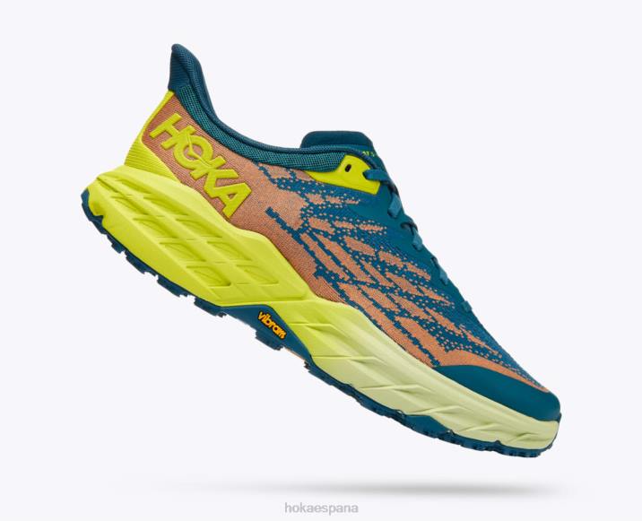 Hoka hombres cabra rápida 5 PBDP604 coral azul/onagra