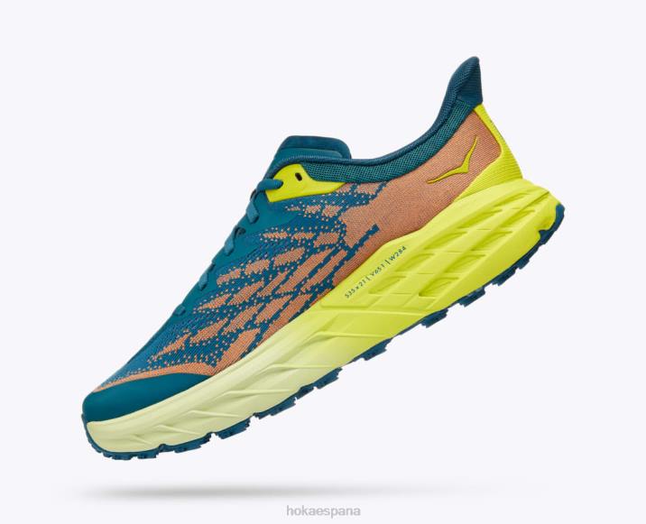 Hoka hombres cabra rápida 5 PBDP604 coral azul/onagra
