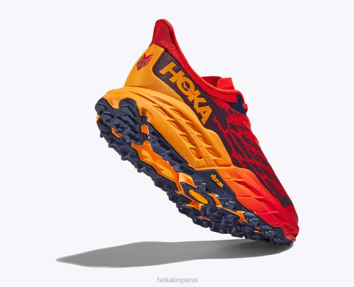 Hoka hombres cabra rápida 5 PBDP605 fiesta/amarillo radiante