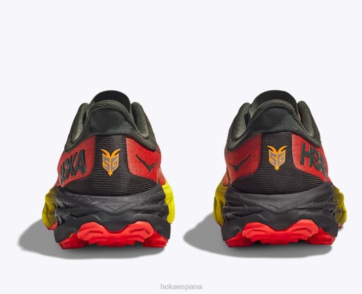 Hoka hombres cabra rápida 5 PBDP607 tomillo/fiesta