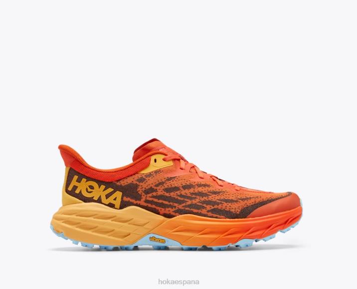 Hoka hombres cabra rápida 5 PBDP608 pico de frailecillo/amarillo ámbar