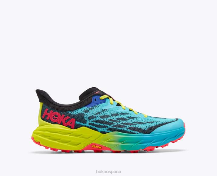Hoka hombres cabra rápida 5 PBDP609 azul marino/negro
