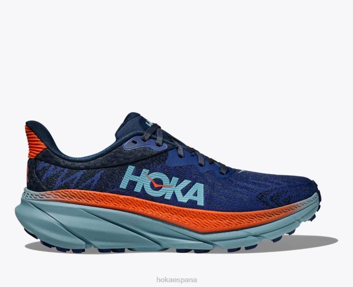 Hoka hombres retador 7 PBDP494 azul referente/azul piedra