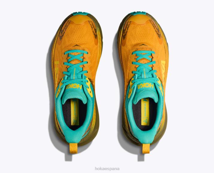 Hoka hombres retador 7 gtx PBDP482 amarillo dorado/aguacate