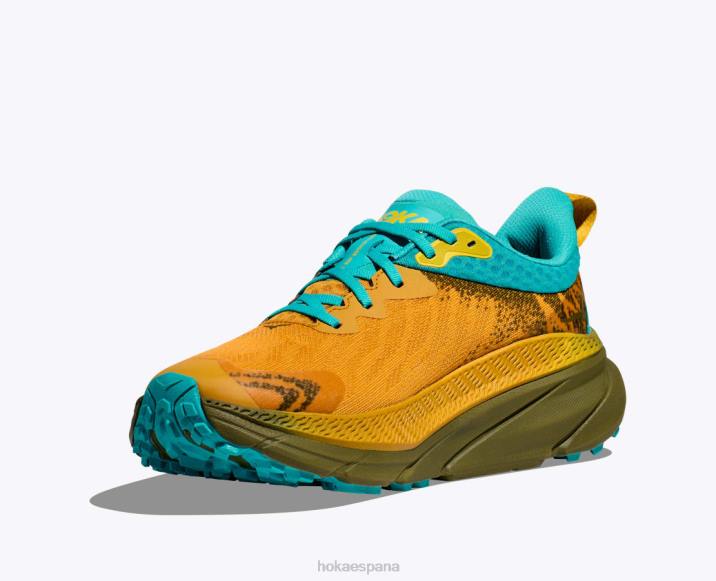 Hoka hombres retador 7 gtx PBDP482 amarillo dorado/aguacate