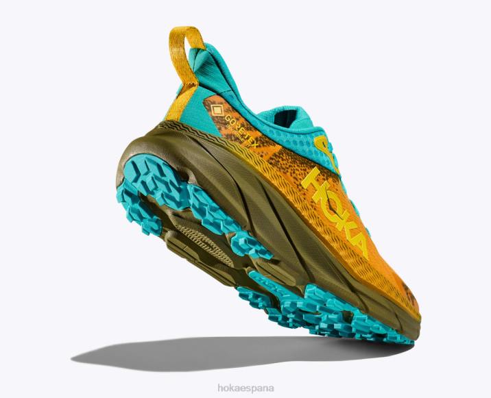 Hoka hombres retador 7 gtx PBDP482 amarillo dorado/aguacate