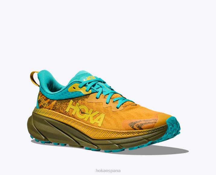 Hoka hombres retador 7 gtx PBDP482 amarillo dorado/aguacate
