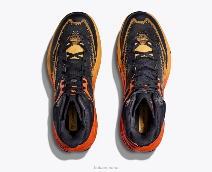 Hoka hombres speedgoat 5 mid gtx PBDP486 azul grafito/amarillo ámbar