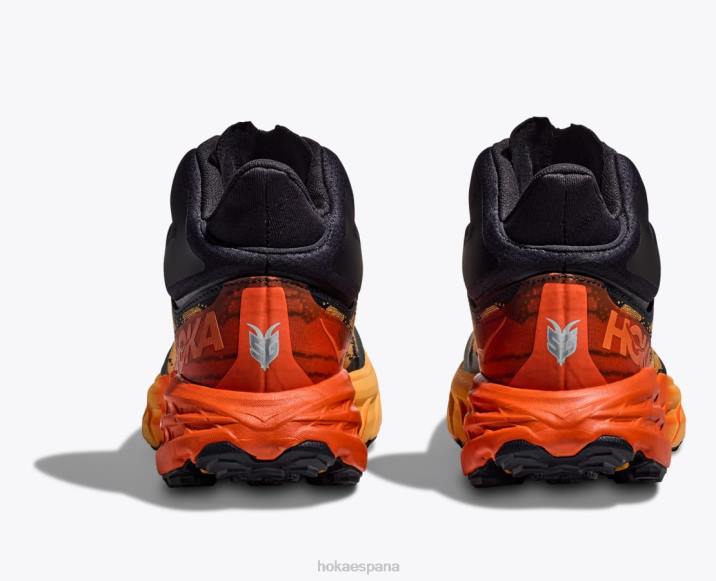 Hoka hombres speedgoat 5 mid gtx PBDP486 azul grafito/amarillo ámbar