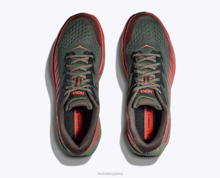 Hoka hombres torrente 3 PBDP507 tomillo/fiesta