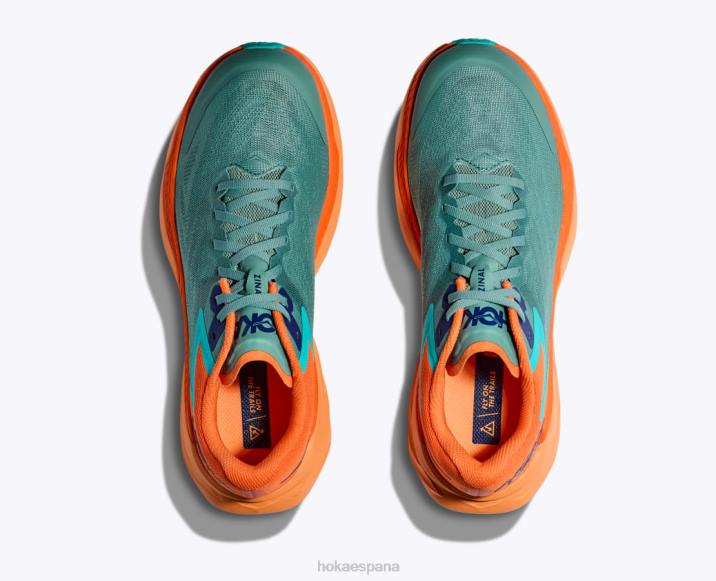 Hoka hombres zinal PBDP509 enrejado/naranja vibrante