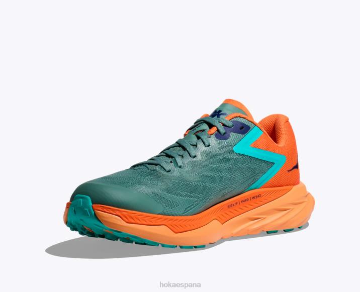 Hoka hombres zinal PBDP509 enrejado/naranja vibrante