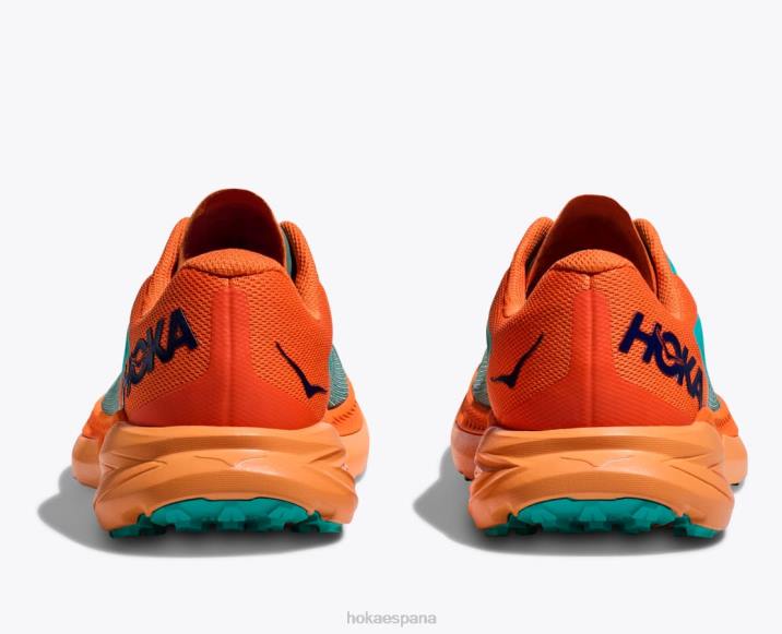 Hoka hombres zinal PBDP509 enrejado/naranja vibrante