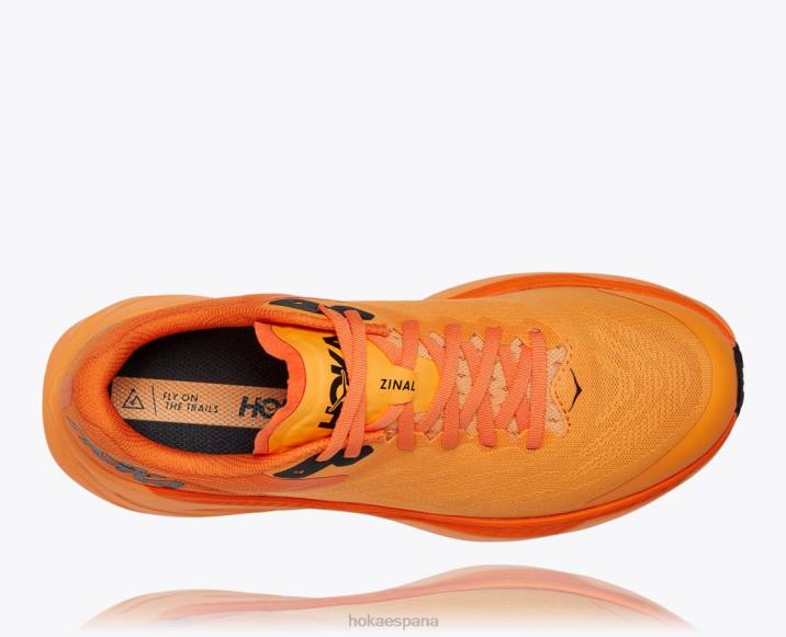 Hoka hombres zinal PBDP514 naranja brillante/naranja caqui