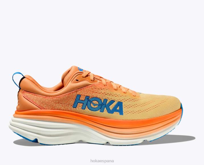 Hoka hombres bondi 8 PBDP417 impala/naranja simulada