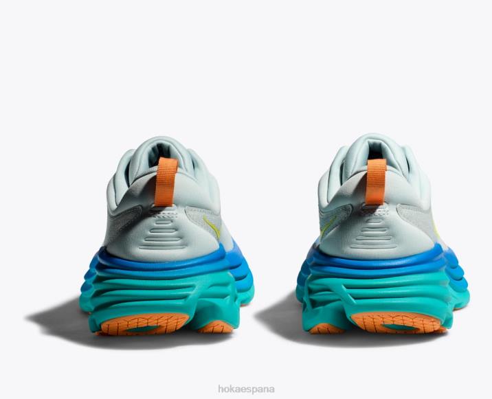 Hoka hombres bondi 8 PBDP419 flujo de hielo/poco de azul