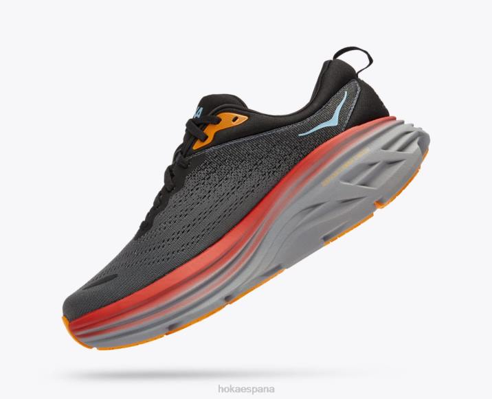 Hoka hombres bondi 8 PBDP421 antracita/castlerock