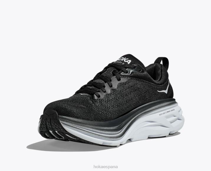 Hoka hombres bondi 8 PBDP616 blanco negro
