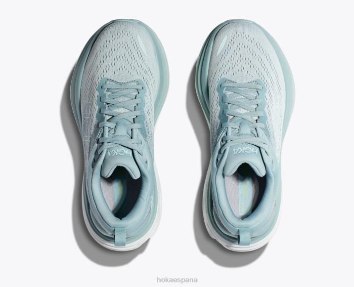 Hoka hombres bondi 8 PBDP689 piel de tiburón/niebla de puerto