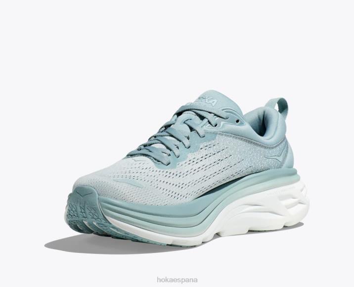 Hoka hombres bondi 8 PBDP689 piel de tiburón/niebla de puerto