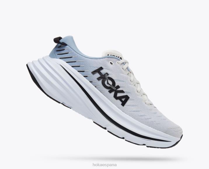 Hoka hombres bondi x PBDP465 blanc de blanc/niebla azul