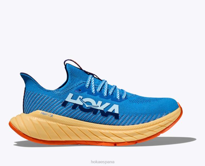 Hoka hombres carbono x 3 PBDP454 cielo costero/azul referente