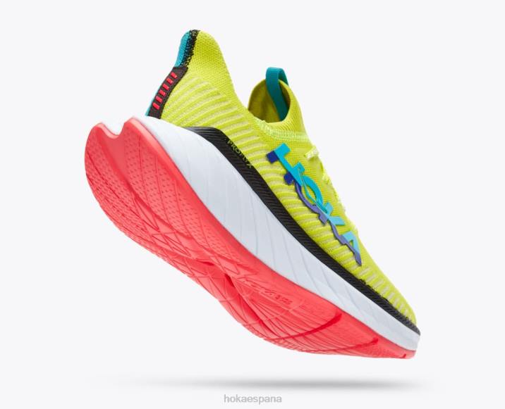 Hoka hombres carbono x 3 PBDP457 onagra/azul buceo