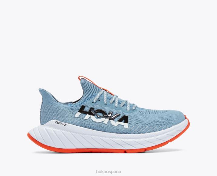 Hoka hombres carbono x 3 PBDP458 manantial de montaña/pico de frailecillo