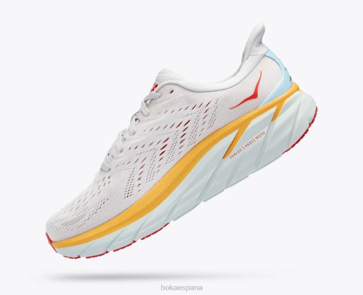 Hoka hombres clifton 8 PBDP477 nube nimbus/blanc de blanc