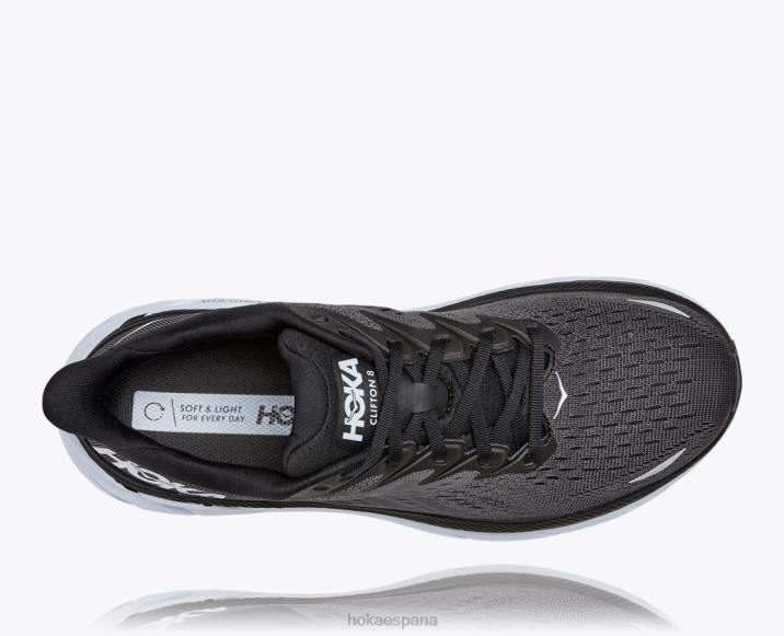 Hoka hombres clifton 8 PBDP478 blanco negro