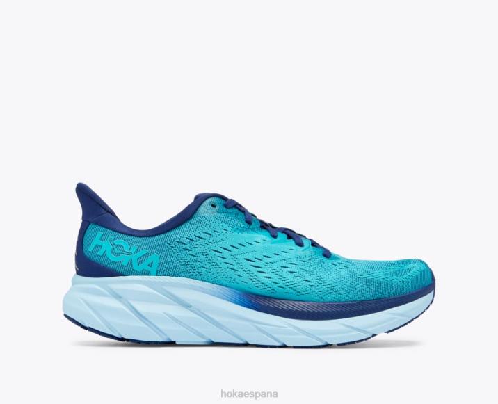 Hoka hombres clifton 8 PBDP555 azul referente/azul buceo