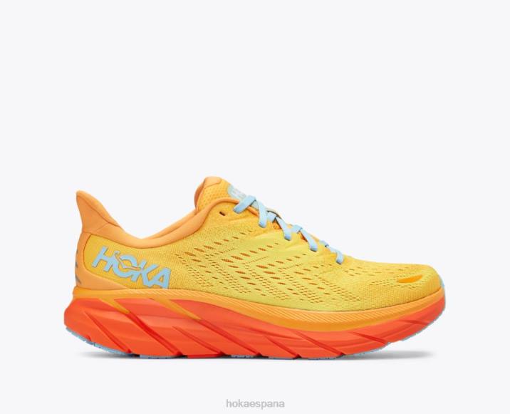 Hoka hombres clifton 8 PBDP578 amarillo radiante/maíz