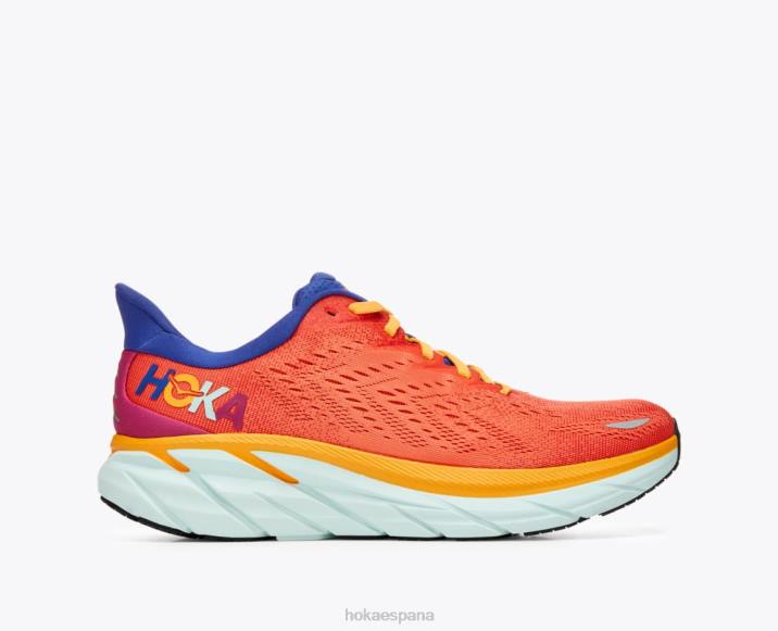 Hoka hombres clifton 8 PBDP581 fiesta/azulado