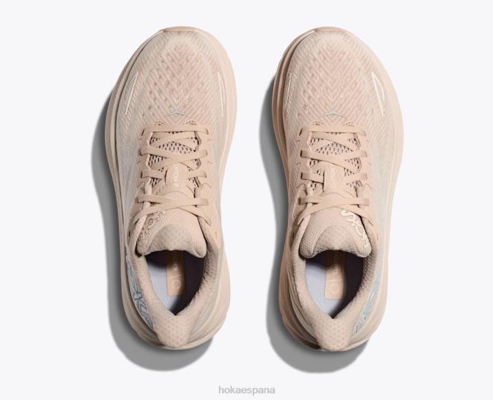 Hoka hombres clifton 9 PBDP413 arena movediza/ponche de huevo