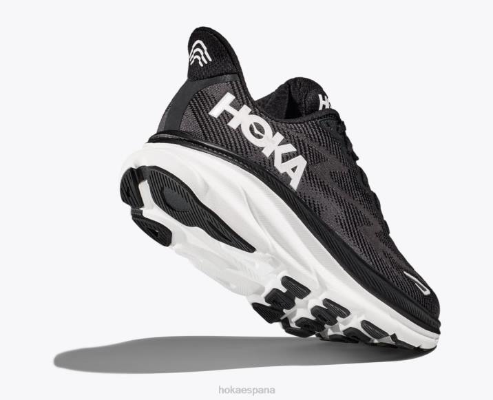 Hoka hombres clifton 9 PBDP588 blanco negro