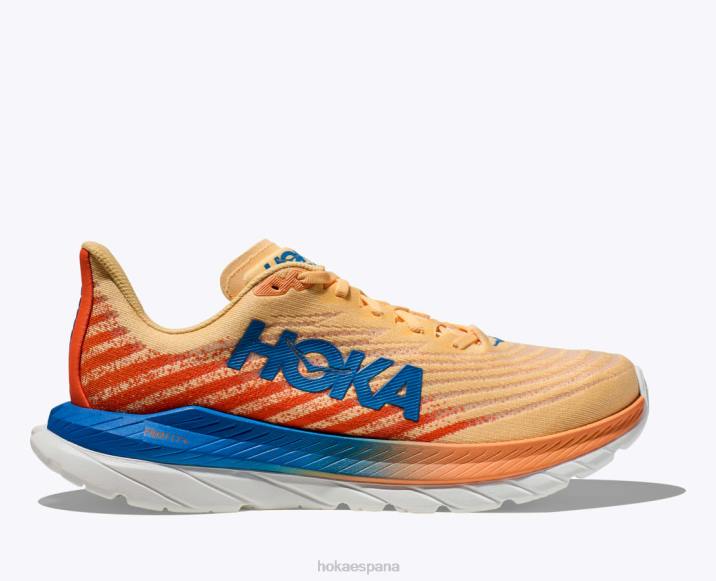 Hoka hombres máquina 5 PBDP436 impala/naranja vibrante