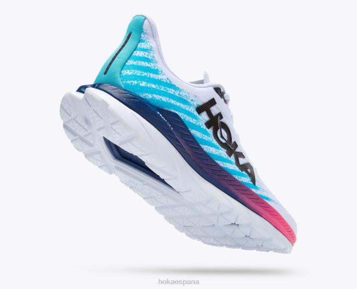 Hoka hombres máquina 5 PBDP443 blanco/azul marino