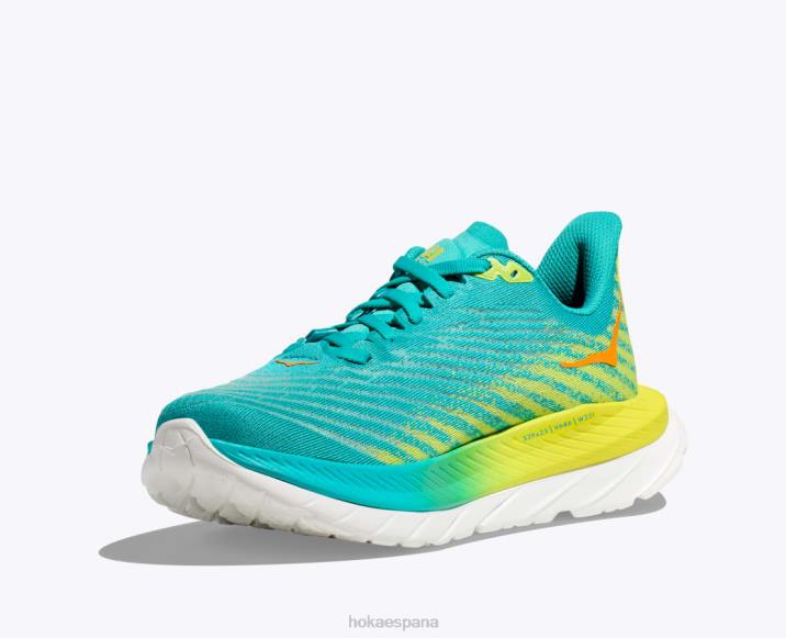 Hoka hombres máquina 5 PBDP558 blanco/azul marino