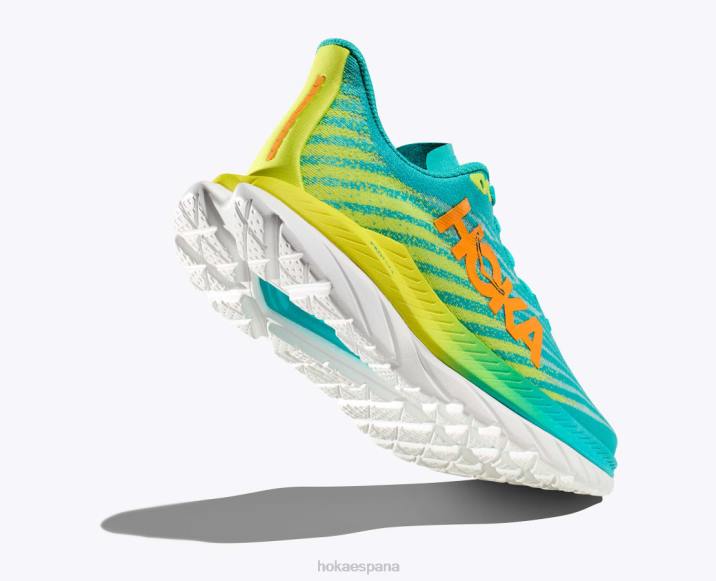 Hoka hombres máquina 5 PBDP558 blanco/azul marino